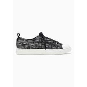 Kate Spade Avery Tweed Scallop Lace-Up Sneaker, S… - image 1